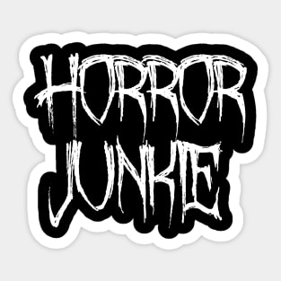 Horror Junkie Sticker